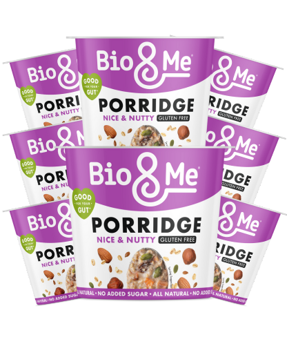 8-PACK BUNDLE - NICE & NUTTY GLUTEN FREE PORRIDGE POTS (8X58g)