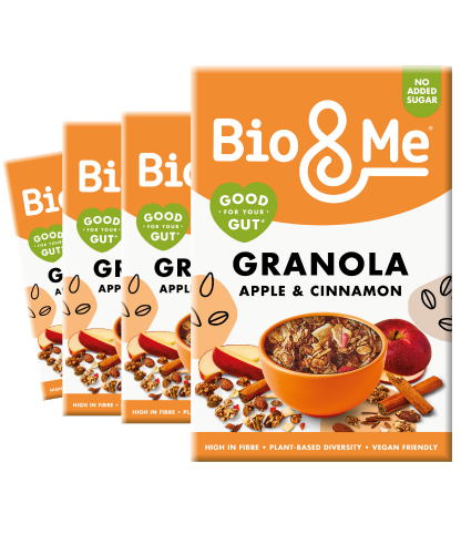 4-PACK BUNDLE - APPLE & CINNAMON GRANOLA (4x360g)