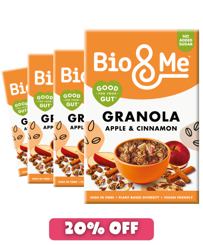 4-PACK BUNDLE - APPLE & CINNAMON GRANOLA (4x360g)