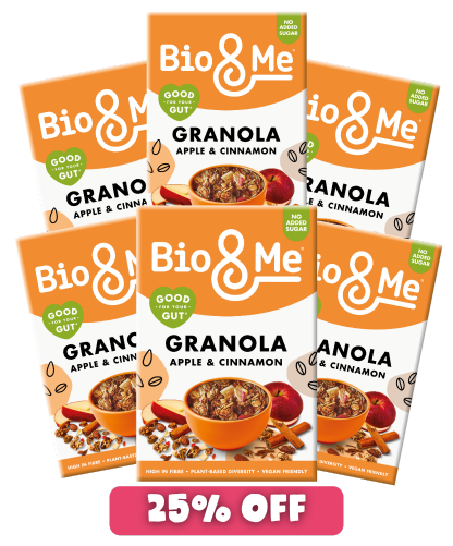 BIG VALUE 6-PACK OF APPLE & CINNAMON GRANOLA (6x360g)