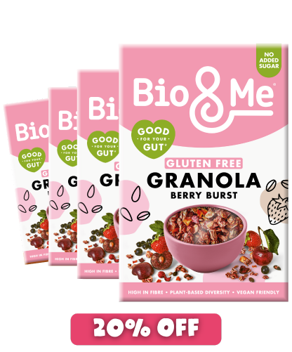 4-PACK BUNDLE - BERRY BURST GLUTEN FREE GRANOLA (4X350g)