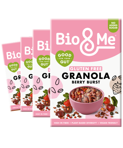 4-PACK BUNDLE - BERRY BURST GLUTEN FREE GRANOLA (4X350g)