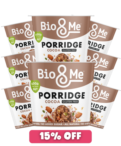 8-PACK BUNDLE - COCOA GLUTEN FREE PORRIDGE POTS (8X58g)