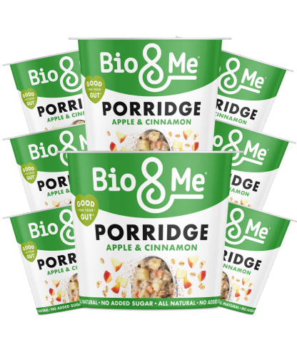 8-PACK BUNDLE - APPLE & CINNAMON PORRIDGE POTS (8X65g)