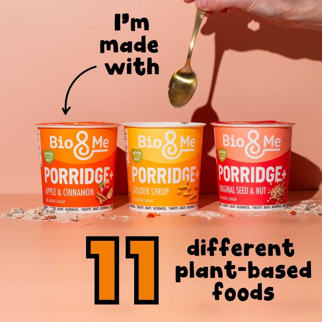 8-PACK BUNDLE - APPLE & CINNAMON PORRIDGE POTS (8X65g)