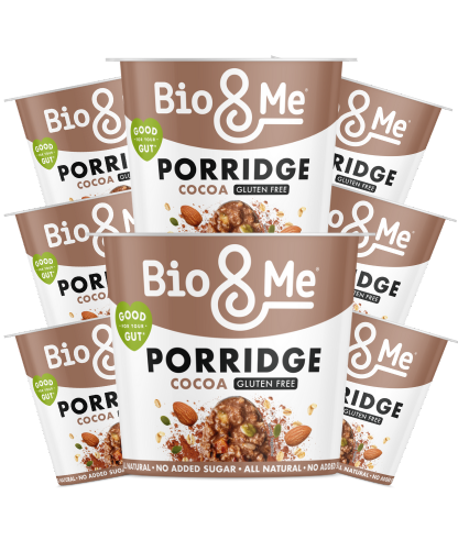 8-PACK BUNDLE - COCOA GLUTEN FREE PORRIDGE POTS (8X58g)