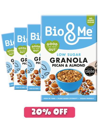 4-PACK BUNDLE - LOW SUGAR PECAN & ALMOND GRANOLA (4x360g)