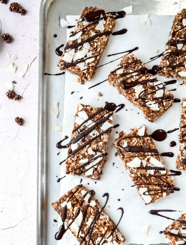 COCONUT AND GUT-LOVING GRANOLA BARS