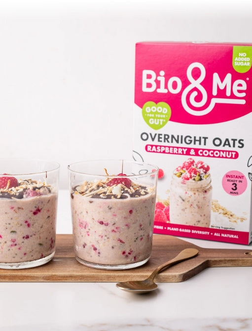 Raspberry & Dark Choc Crunch Overnight Oats