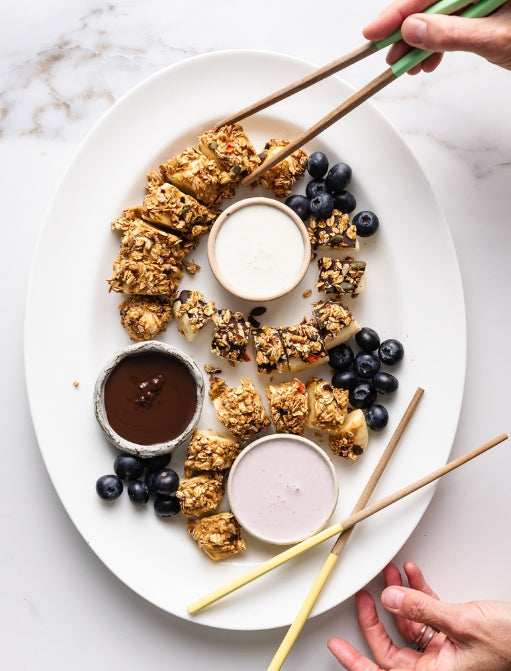 Blueberry Banana Sushi