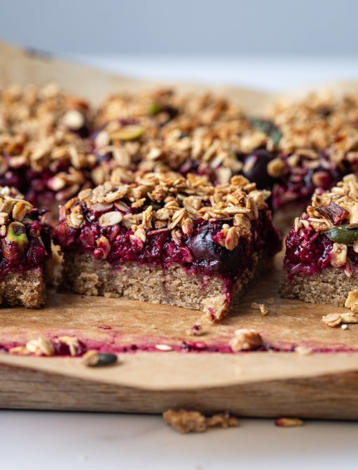 Very Berry Pistachio Crumble Bars