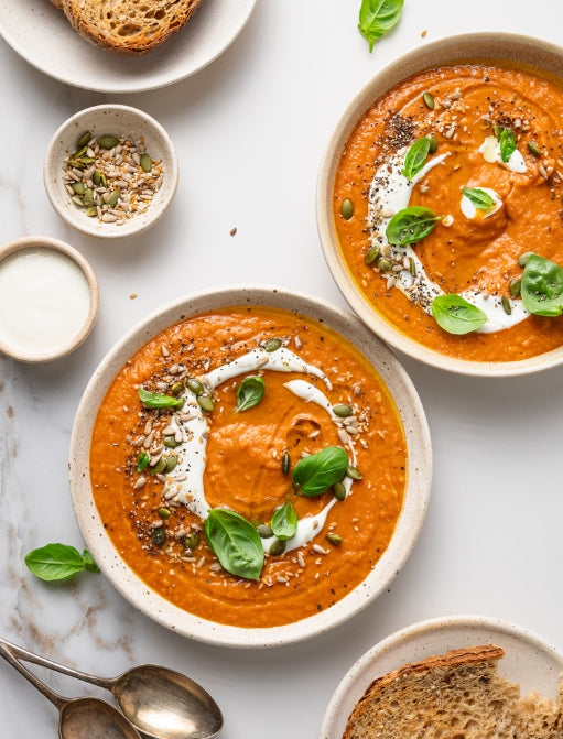 High Fibre Tomato Soup with Chilli