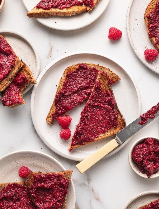 High Fibre Chia Jam on Toast
