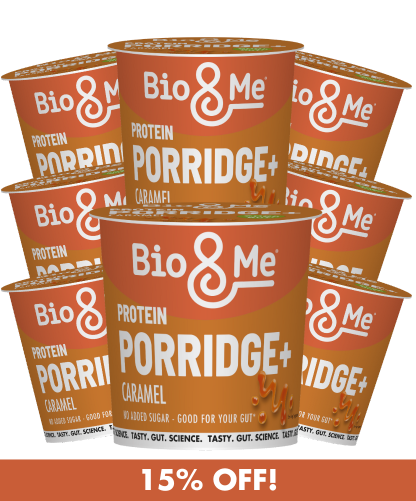 8-PACK BUNDLE - CARAMEL PROTEIN PORRIDGE POTS (8X65g)