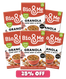 BIG VALUE 6-PACK OF SUPER SEEDY & NUTTY GRANOLA (6x360g)