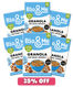 BIG VALUE 6-PACK OF LOW SUGAR, NATURALLY GRANOLA (6x360g)