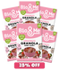 BIG VALUE 6-PACK OF BERRY BURST GLUTEN FREE GRANOLA (6X350g)