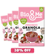 4-PACK BUNDLE - BERRY BURST GLUTEN FREE GRANOLA (4X350g)