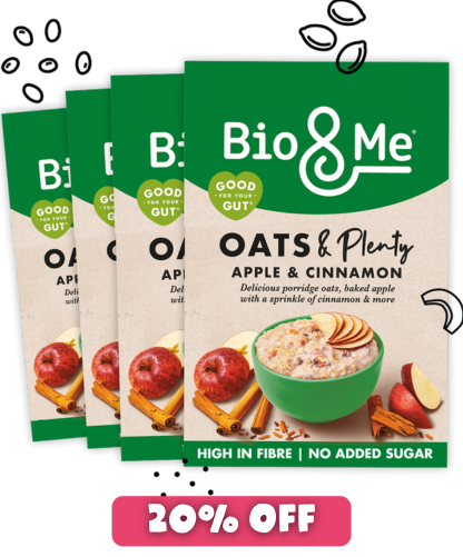4-PACK BUNDLE - APPLE & CINNAMON GUT-LOVING PORRIDGE (4x400g)