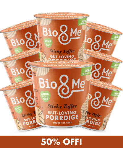 8-PACK BUNDLE - STICKY TOFFEE PORRIDGE POTS (8x58g)