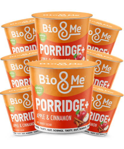 8-PACK BUNDLE - APPLE & CINNAMON PORRIDGE POTS (8X65g)