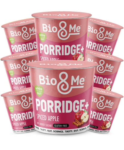 8-PACK BUNDLE - SPICED APPLE GLUTEN FREE PORRIDGE POTS (8X58g)