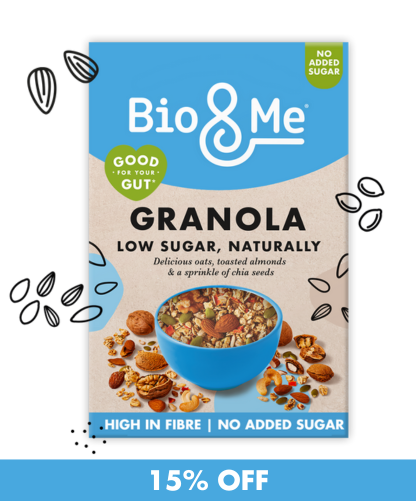 LOW SUGAR, NATURALLY GUT-LOVING GRANOLA (360g)