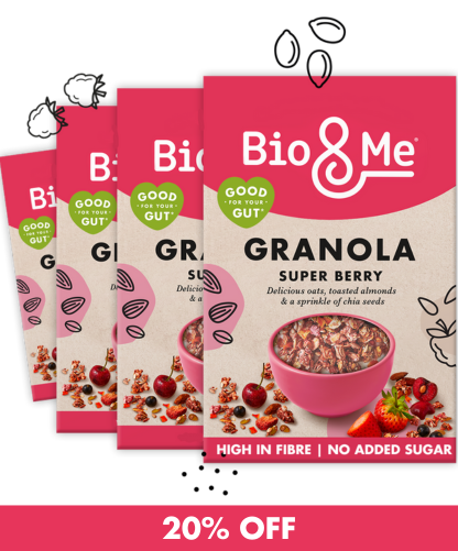 4-PACK BUNDLE - SUPER BERRY GUT-LOVING GRANOLA (4x360g)