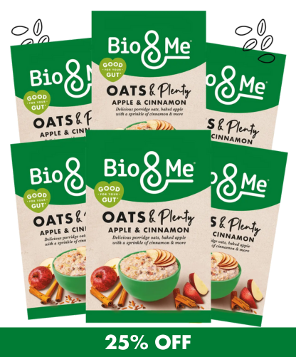 BIG VALUE 6-PACK OF APPLE & CINNAMON GUT-LOVING PORRIDGE (6x400g)