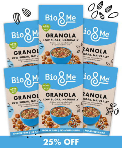 BIG VALUE 6-PACK OF LOW SUGAR, NATURALLY GUT-LOVING GRANOLA (6x360g)