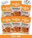 BIG VALUE 6-PACK OF APPLE & CINNAMON GRANOLA (6x360g)