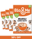 4 PACK BUNDLE - SUPER NUTTY MUESLI (450g)