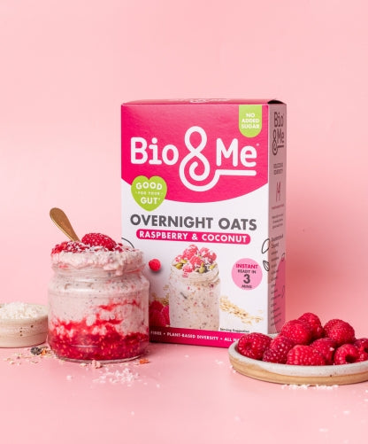 RASPBERRY & COCONUT OVERNIGHT OATS (350g)