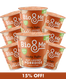 8-PACK BUNDLE - STICKY TOFFEE PORRIDGE POTS (8x58g)