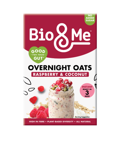 RASPBERRY & COCONUT OVERNIGHT OATS (350g)