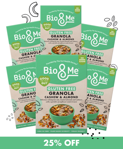 BIG VALUE 6-PACK OF CASHEW & ALMOND GLUTEN FREE GUT-LOVING GRANOLA (6X350g)