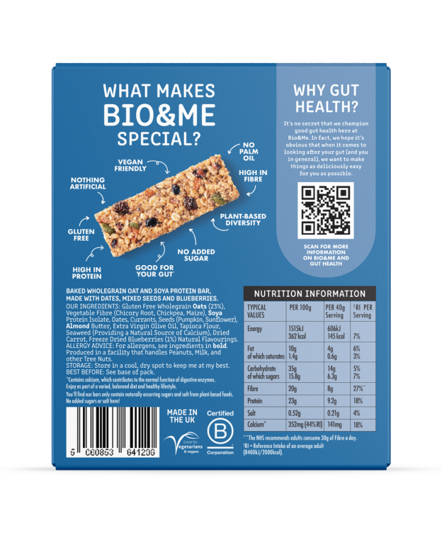 BLUEBERRY PROTEIN BAR (18x40g)