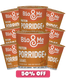 8-PACK BUNDLE - CARAMEL PROTEIN PORRIDGE POTS (8X65g)