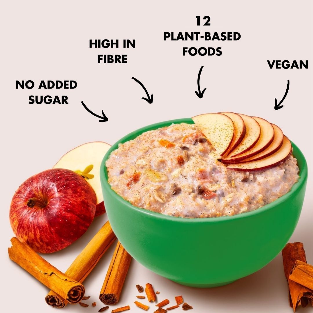 4-PACK BUNDLE - APPLE & CINNAMON GUT-LOVING PORRIDGE (4x400g)